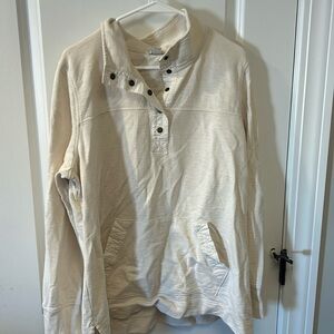 LL Bean Cream colored pull over